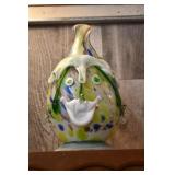 Vtg Murano Hand Blown Clown Face Decanter