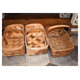 Lot of 3 Fruit Baskets