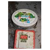 Vintage Biscuit Tin Lot