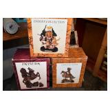 Set of 3 Indian Statues