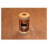 Vtg Van Cort Brass & Wood Side Viewer Polemoscope
