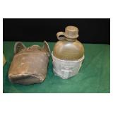 US Military Plastic Canteen with Case & Cover
