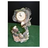 American Bald Eagle Quartz Table Clock