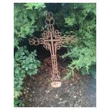 Metal Outdoor Decorative Cross