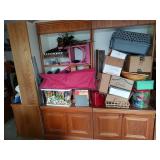 3 Matching Shelf Units and Contents - Read Details