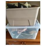 2 Totes Full of Shoes