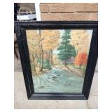Cabin by the River Painting by Schmidt