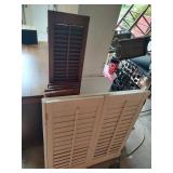 Assorted Wooden Window Shutter Blinds