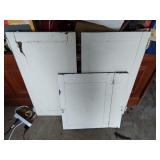 3 Antique Cabinet Doors