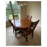 Wood Dining Table & Chairsï¿½60x42x30