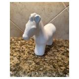 White Horse/Zebra Figurineï¿½9.5ï¿½8