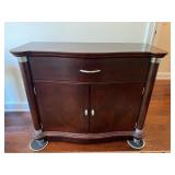 Mahogany Cabinet With Drawer 44ï¿½ï¿½x18.5ï¿½ï¿½x36.5ï¿½ï¿½
