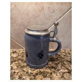 Westerwald Salt-Glazed Stoneware Beer Stein with L