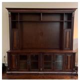 Wooden Entertainment Center 83.5ï¿½x20ï¿½x81ï¿½