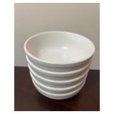 6 Crate & Barrel Bowls 7ï¿½ï¿½x2.5ï¿½ï¿½