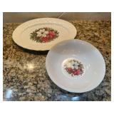 Lynnï¿½s China Bowl & Platter Setï¿½13.75ï¿½