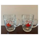 Niagara Falls Vtg Glass Mugs 5.5ï¿½ï¿½