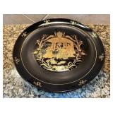 Black Plate with Goldï¿½14ï¿½