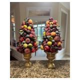 Vtg Holiday Fruit Topiariesï¿½20ï¿½