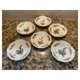 6 Royal Tara Trinket Shell Dishesï¿½4.75