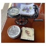 Decorative Coaster Set 3.5ï¿½ï¿½/4ï¿½ï¿½dia