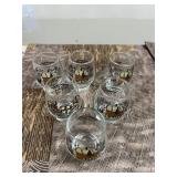 6 Vtg German Wine Glasses 3ï¿½