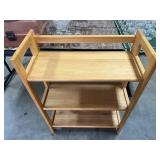 Wooden 3-Tier Shelf Unit 25.5ï¿½x11.5ï¿½x35.5ï¿½