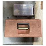 Vtg Plastic Tackle Boxes with Contents