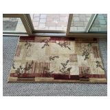 Rectangular Area Rug With Pattern 54ï¿½ï¿½x30.5ï¿½ï¿½