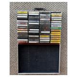Vtg Savoy Cassette Tape Case with Tapes