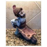Garden Gnome with Wheelbarrowï¿½10.5ï¿½10.5