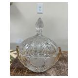Crystal Candy Dish with Lid 7.5ï¿½