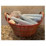 Basket of Candlesï¿½12x5x8