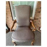 Vtg Upholstered Armchair 27ï¿½ï¿½x22ï¿½ï¿½x43ï¿½ï¿½