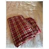Dockers King-Size Red Plaid Sheet Set