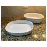 Corning Ware Oval Baking Dishesï¿½1.8 & 2.8L