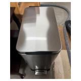 Stainless Steel Pedal Trash Bin 18ï¿½14ï¿½x24ï¿½