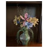 Decorative Glass Vase With Flowers 35ï¿½