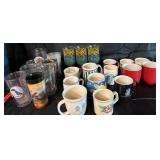 Glassware, Ceramic Mugs, Tumblers