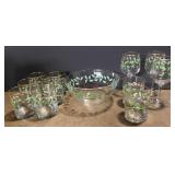 Lenox Holiday Pattern Glassware Set