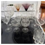 Glassware Including Goblets