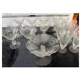 Etched Glass Stemware