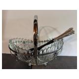 Vintage Silver-Plated Glass Bride