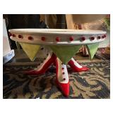 Artisan Ceramics High Heel Cake Plate