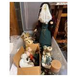 Christmas Decorations and Taper Candle Set