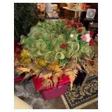 Wreaths and Vintage Christmas Lights