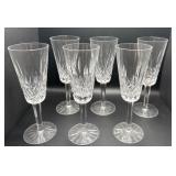 6 Waterford Crystal Champagne Glasses