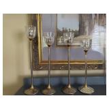 Brass and Metal Candle Holders