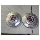 2 Vintage Ford Bronco Hubcaps
