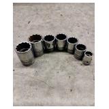7 Snap -On Sockets